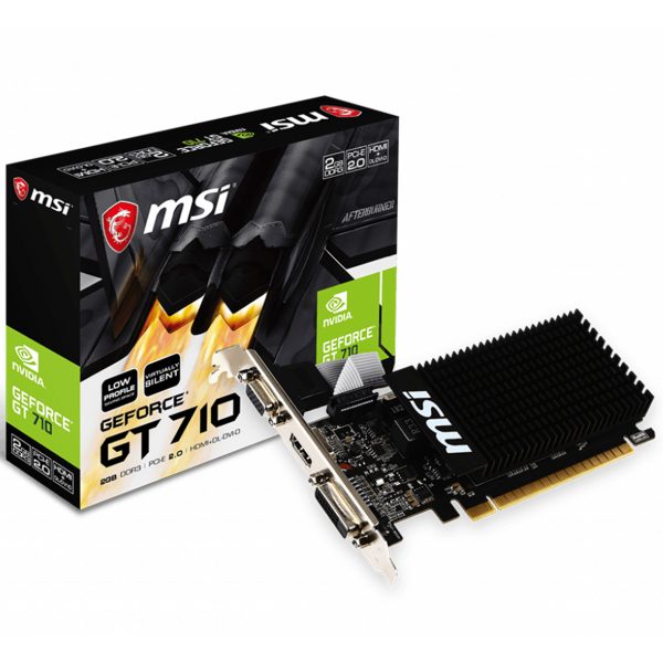 MSI GEFORCE GT 710 2GB DDR3 LP